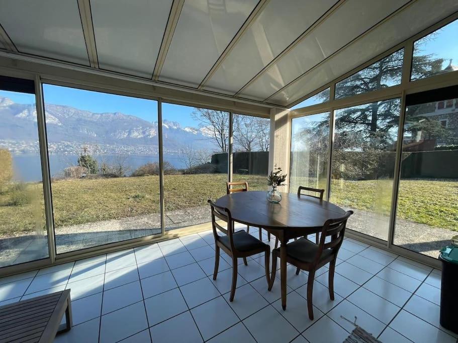 La Roseliere Sud, Vue Lac & Jardin Sévrier Extérieur photo